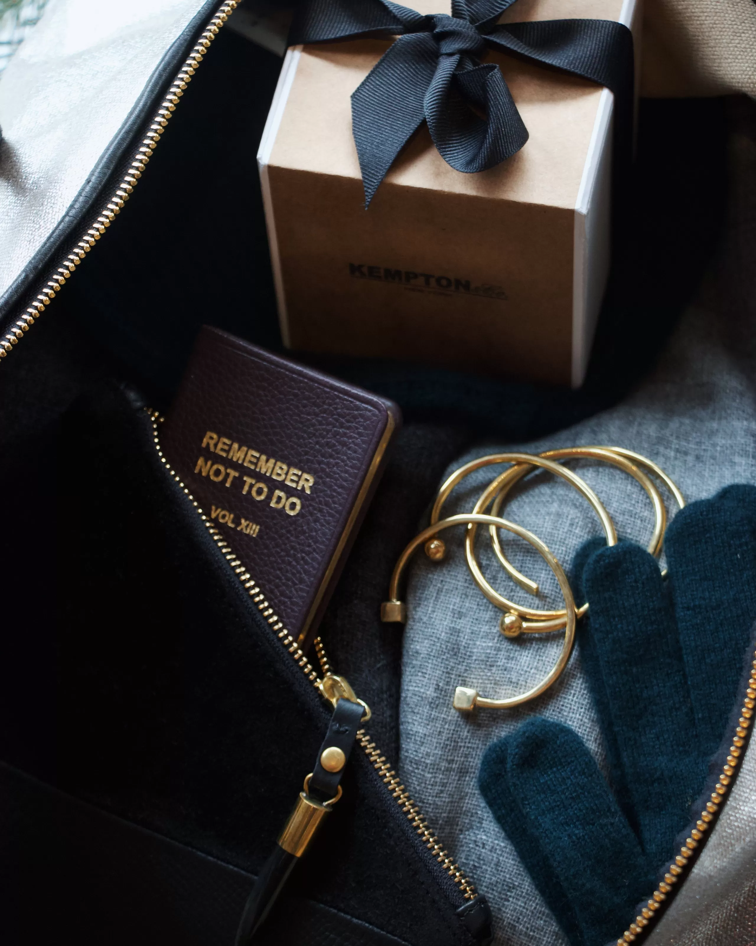 Kempton & Co Remember What Not To Do Vol Xiii - Mini Notebook - Oxblood | Small Leather Goods