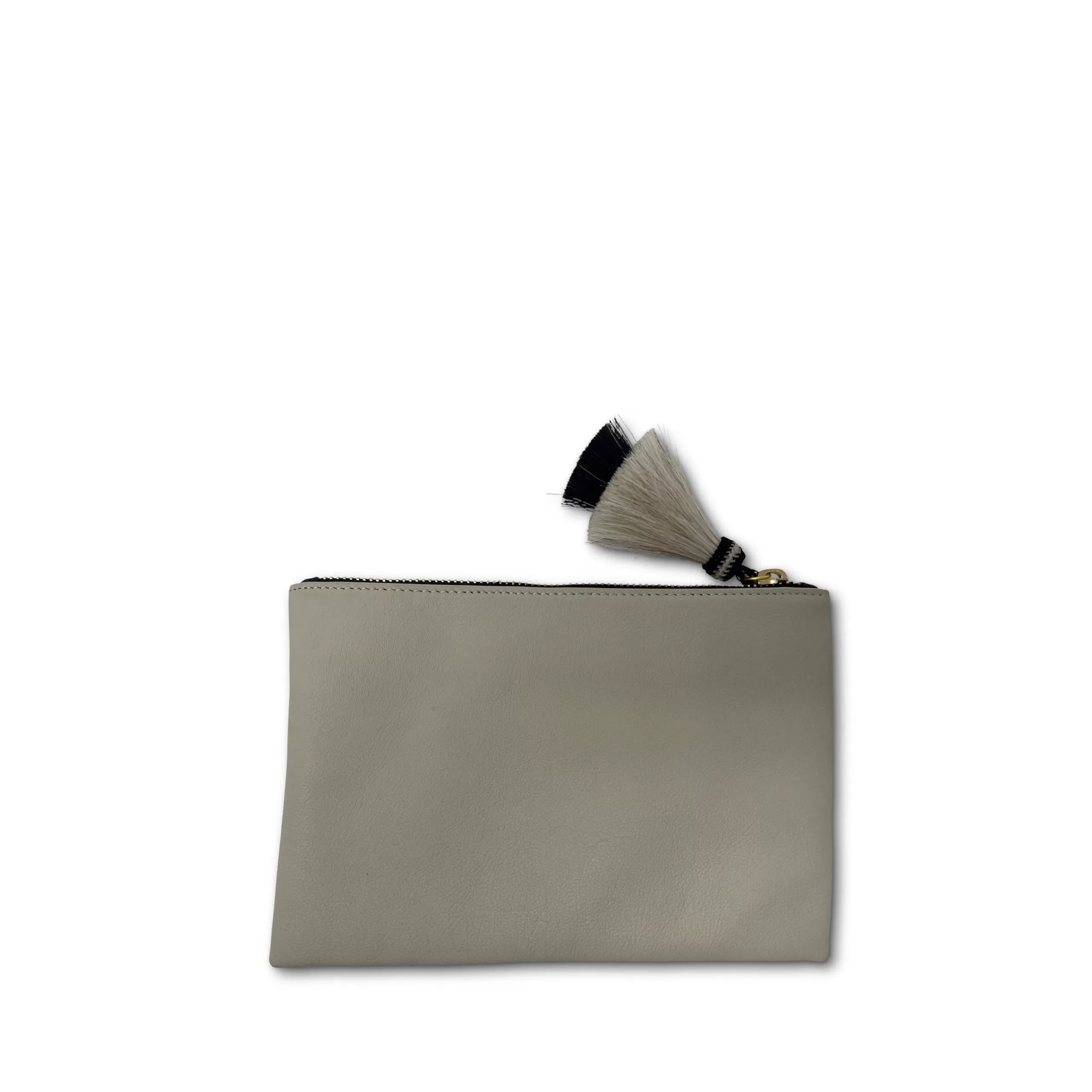 Kempton & Co Sample - Small Metallic Linen Pouch With Studs | Pouches & Clutches