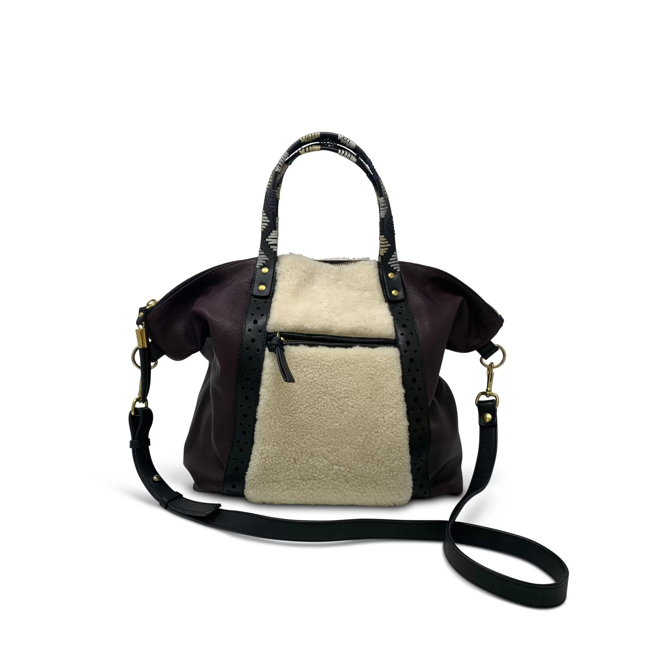 Kempton & Co Shearling Oxblood Dylan | Totes