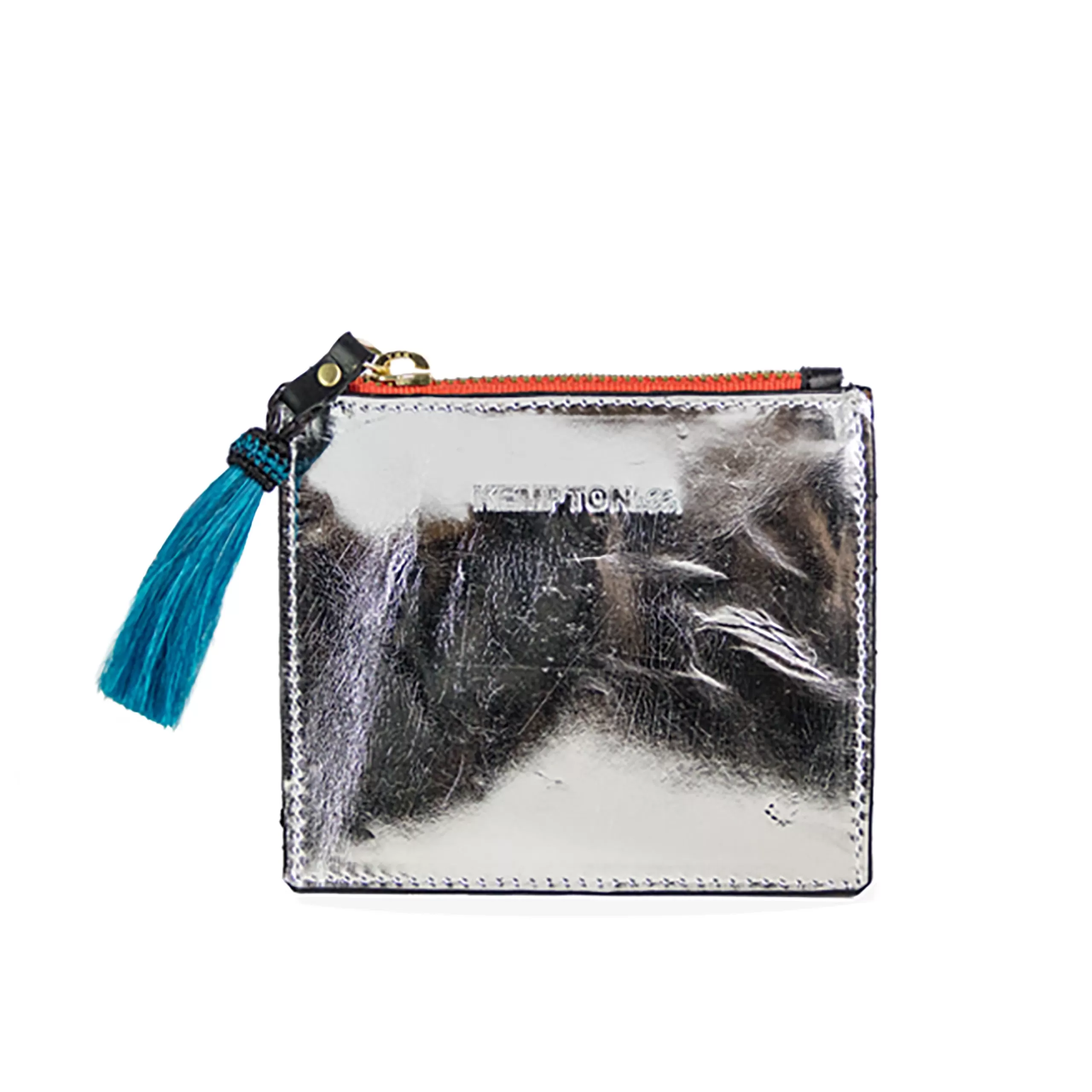 Kempton & Co Silver Tiny Tassel Pouch | Pouches & Clutches