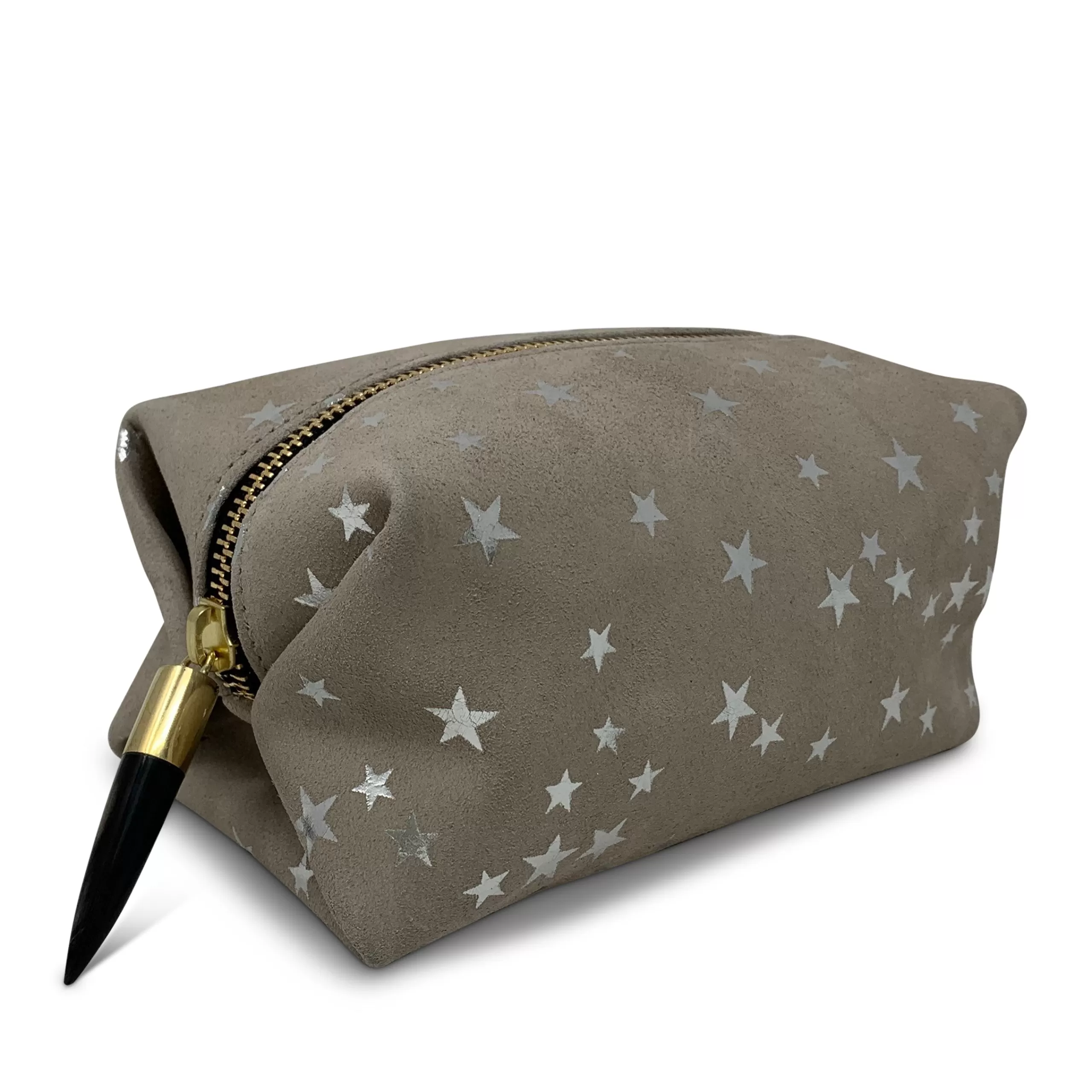 Kempton & Co Taupe Star Cosmetic Case | Cosmetic Cases