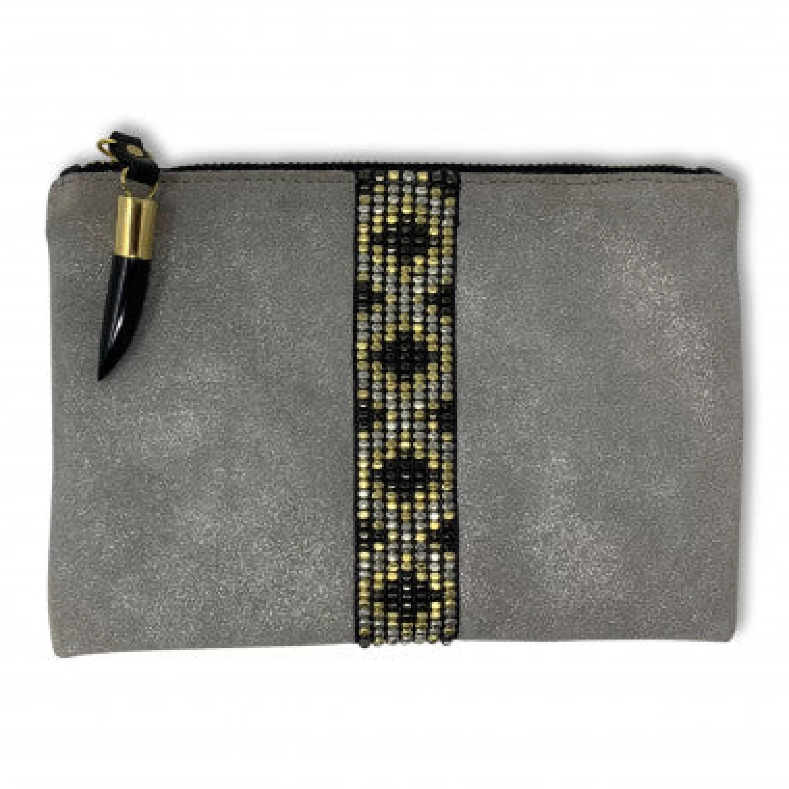 Kempton & Co Winter White Small Pouch | New Pouches & Clutches